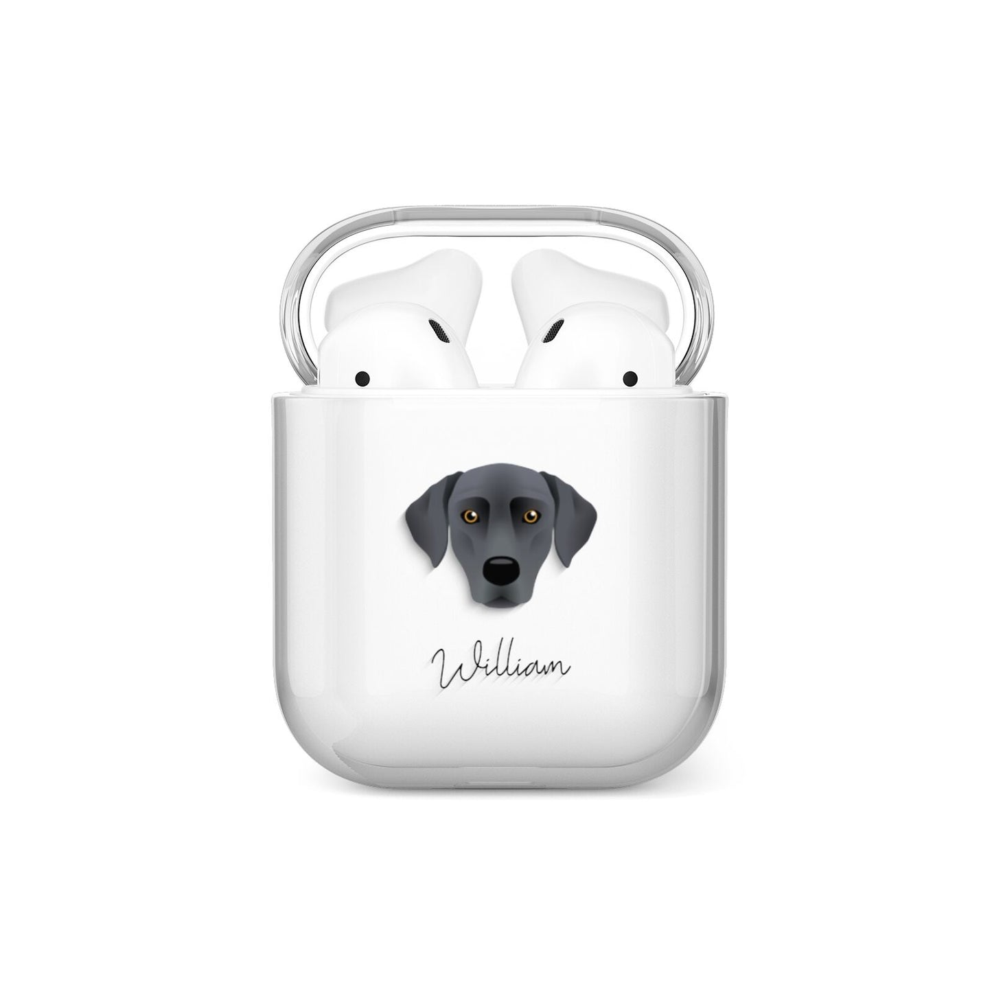 Blue Lacy Personalised AirPods Case