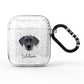 Blue Lacy Personalised AirPods Glitter Case