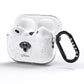 Blue Lacy Personalised AirPods Pro Glitter Case Side Image