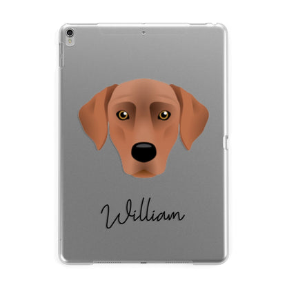 Blue Lacy Personalised Apple iPad Silver Case