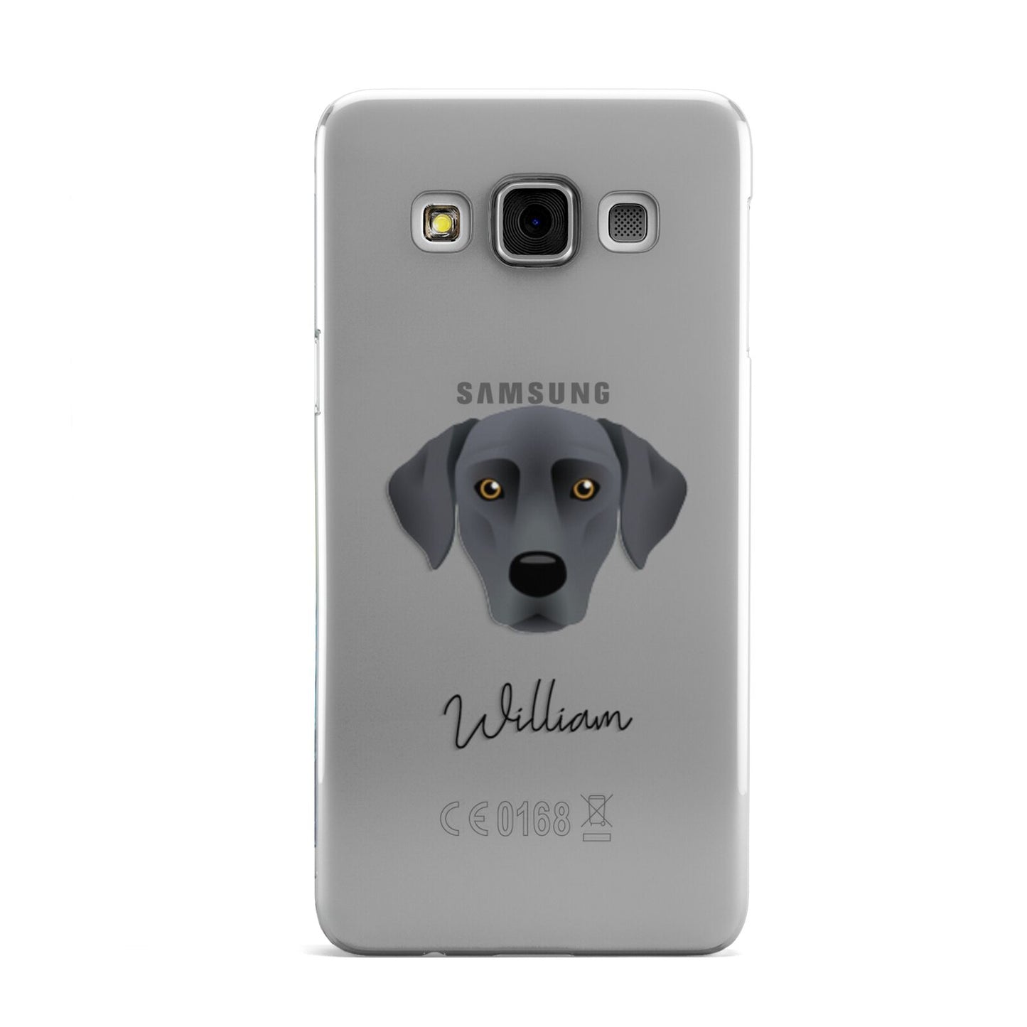 Blue Lacy Personalised Samsung Galaxy A3 Case