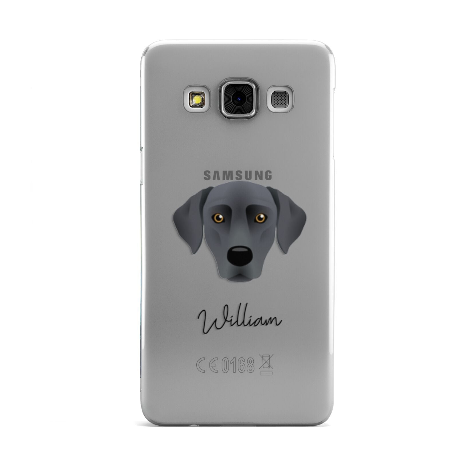 Blue Lacy Personalised Samsung Galaxy A3 Case