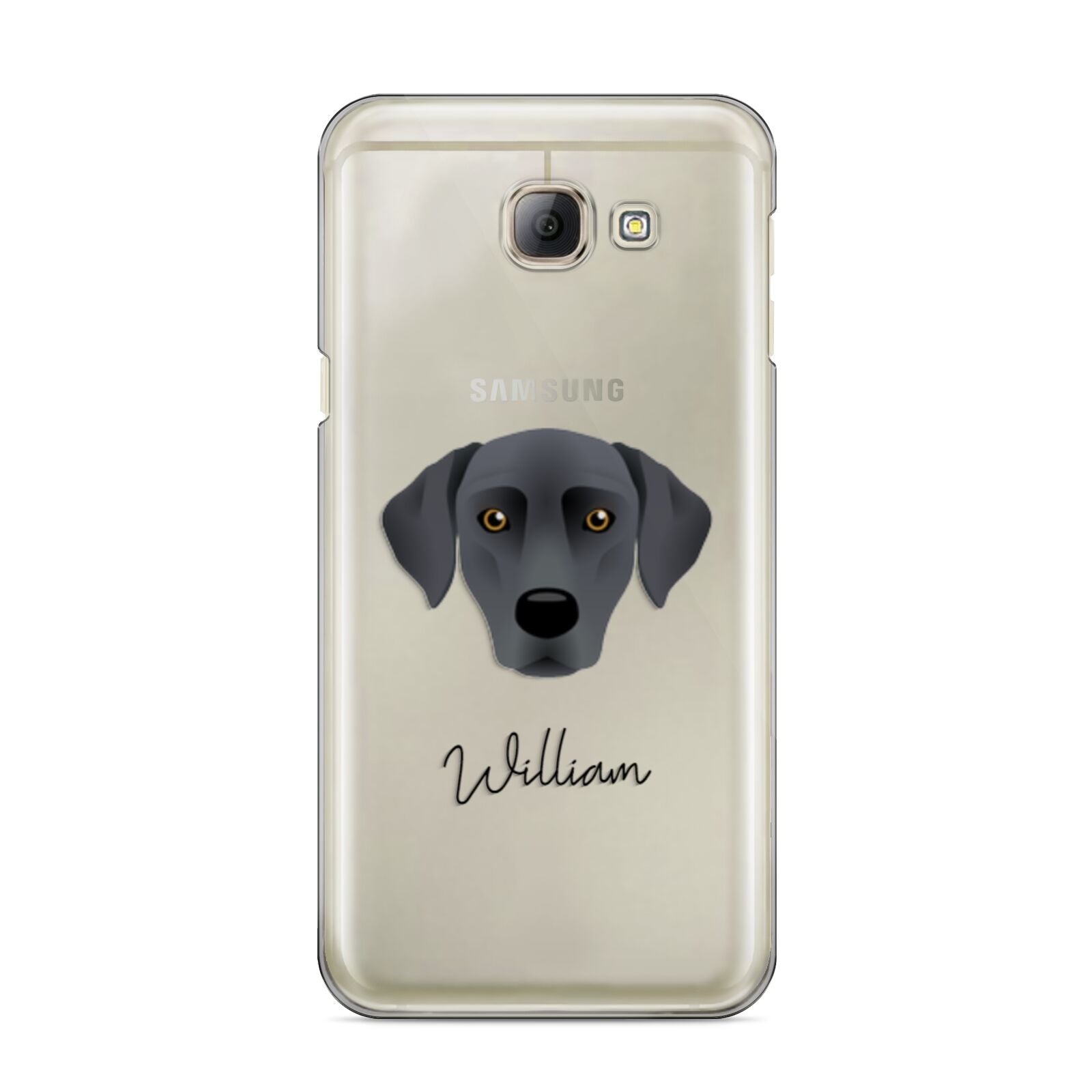 Blue Lacy Personalised Samsung Galaxy A8 2016 Case