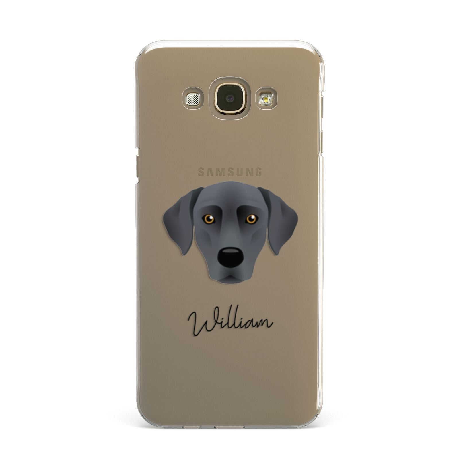 Blue Lacy Personalised Samsung Galaxy A8 Case