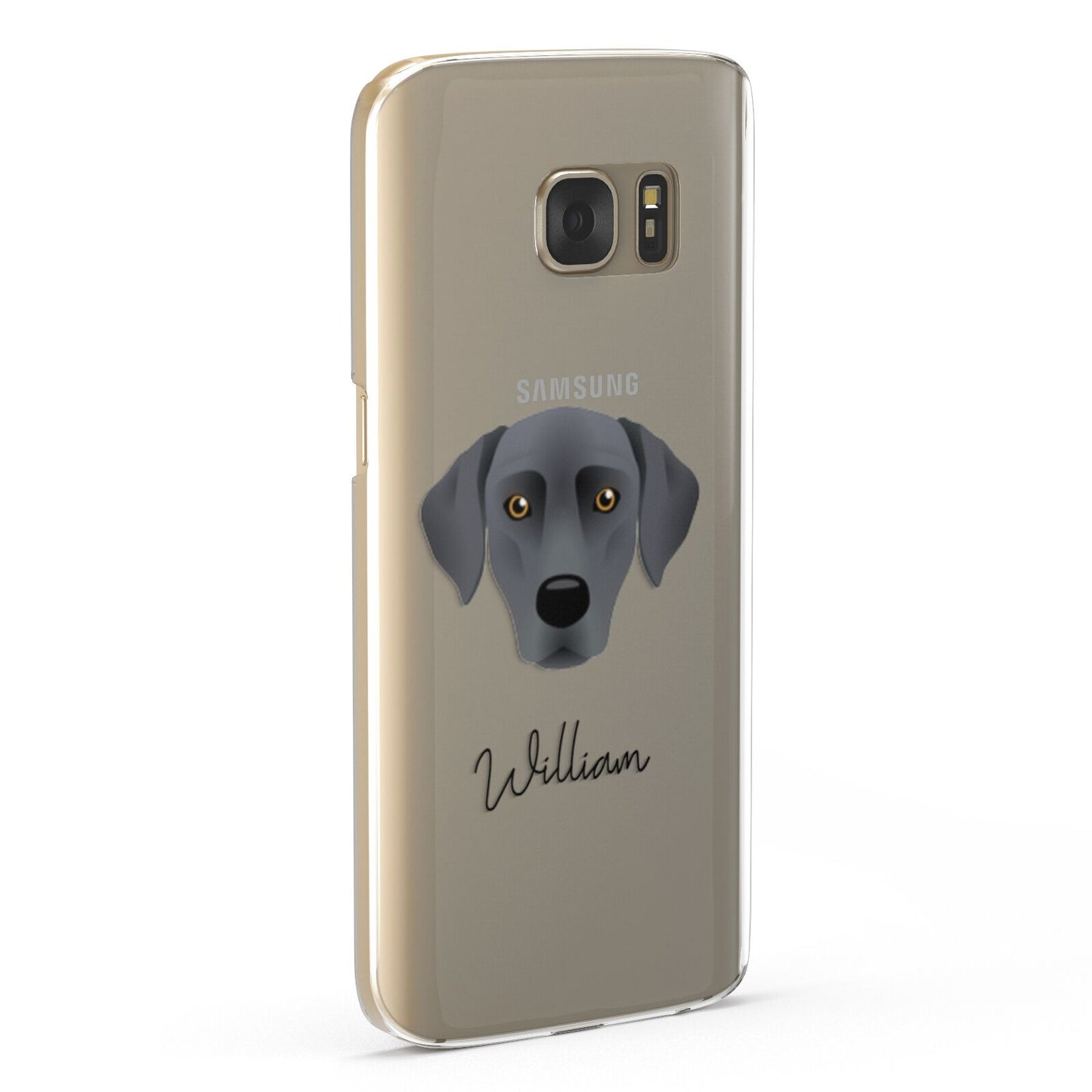 Blue Lacy Personalised Samsung Galaxy Case Fourty Five Degrees