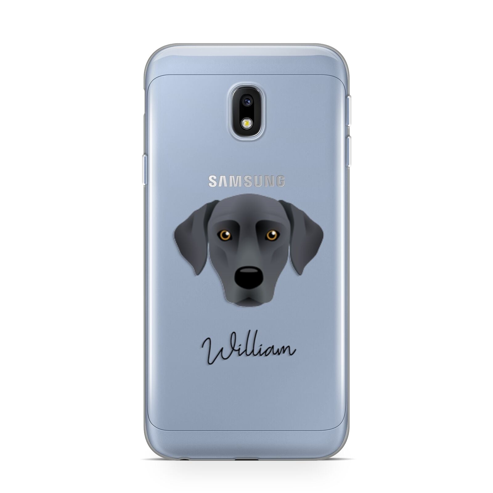 Blue Lacy Personalised Samsung Galaxy J3 2017 Case