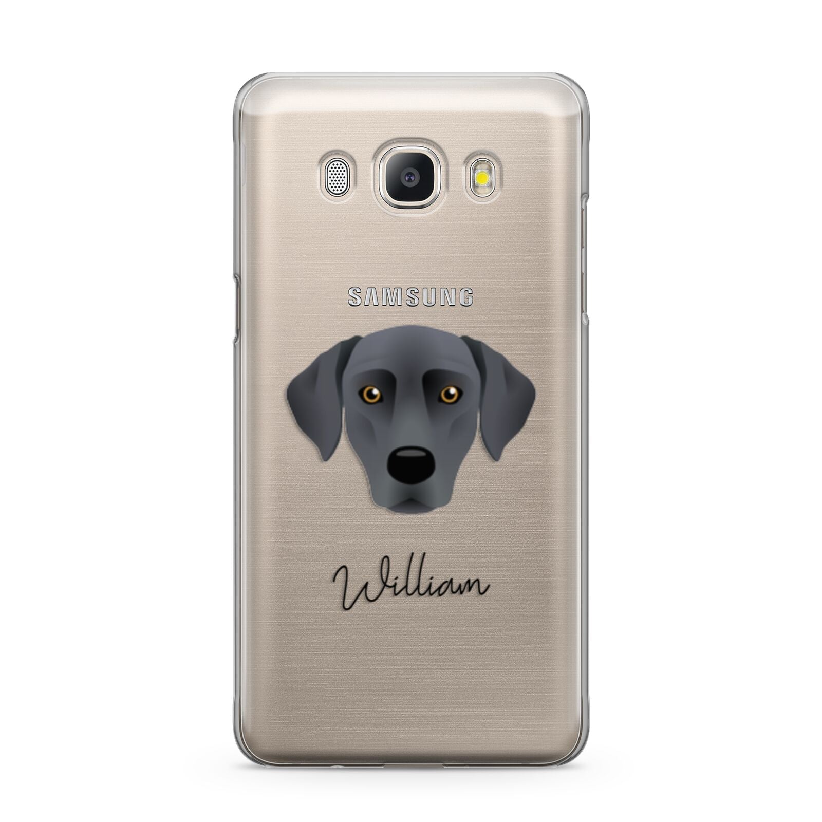 Blue Lacy Personalised Samsung Galaxy J5 2016 Case