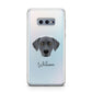 Blue Lacy Personalised Samsung Galaxy S10E Case