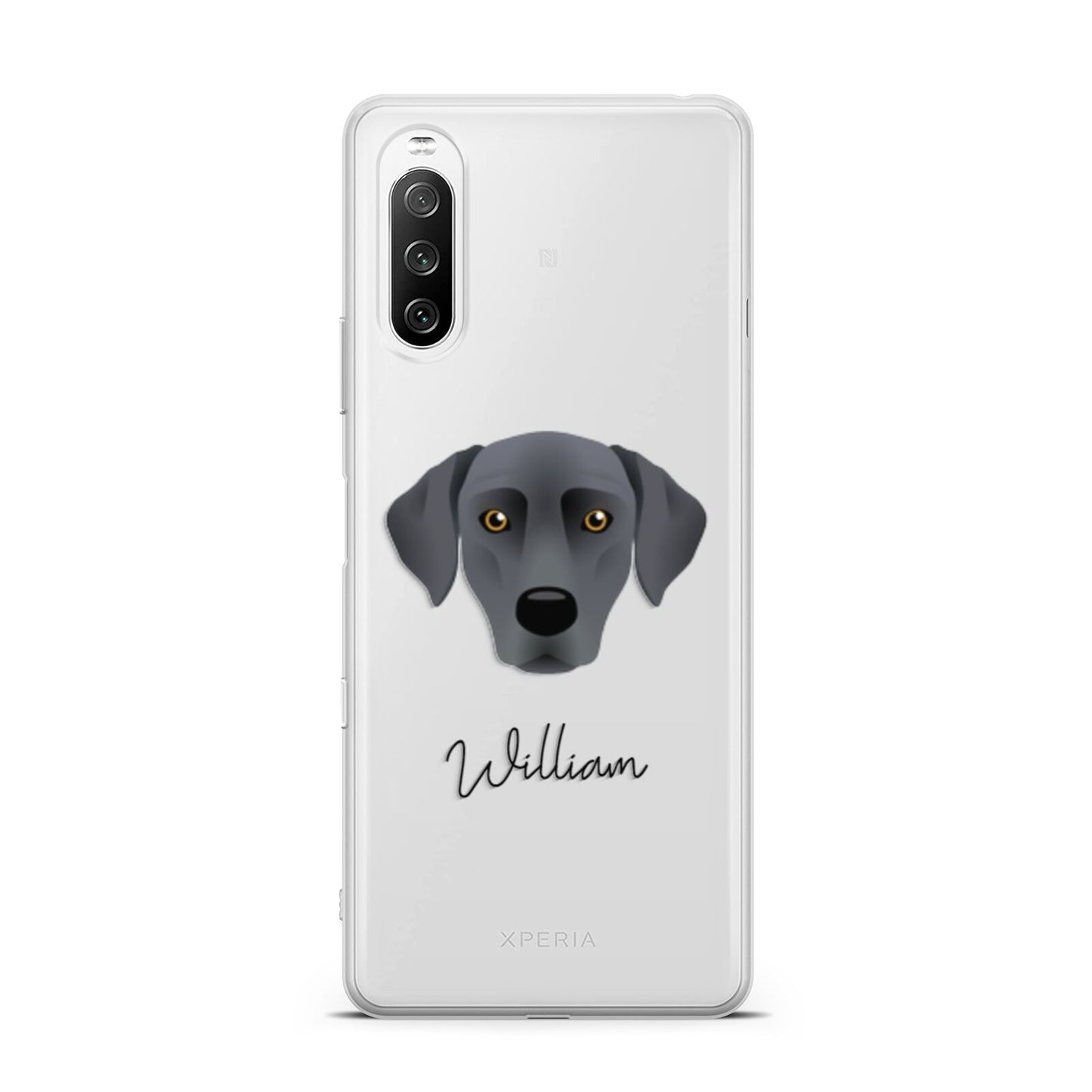 Blue Lacy Personalised Sony Xperia 10 III Case