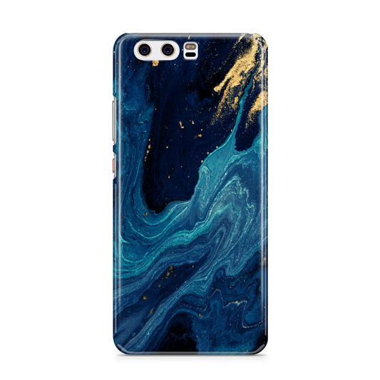 Blue Lagoon Marble Huawei P10 Phone Case