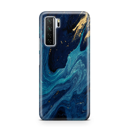 Blue Lagoon Marble Huawei P40 Lite 5G Phone Case