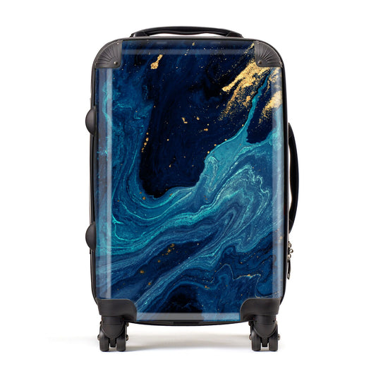 Blue Lagoon Marble Suitcase