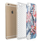 Blue Leaves Pink Flamingos Apple iPhone 6 Plus 3D Tough Case Expand Detail Image