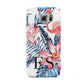 Blue Leaves Pink Flamingos Samsung Galaxy S6 Case
