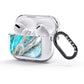 Blue Marble Custom Name AirPods Glitter Case 3rd Gen Side Image
