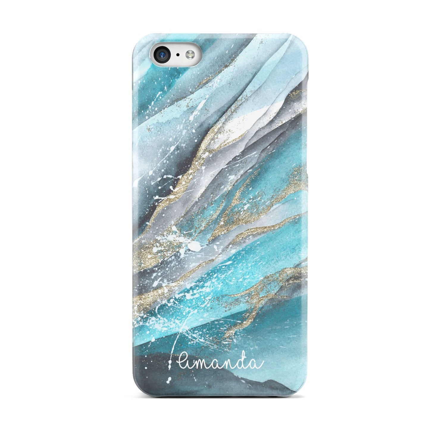 Blue Marble Custom Name Apple iPhone 5c Case