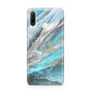 Blue Marble Custom Name Huawei P30 Lite Phone Case