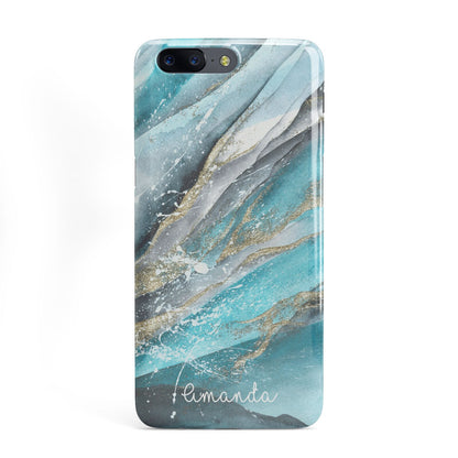 Blue Marble Custom Name OnePlus Case