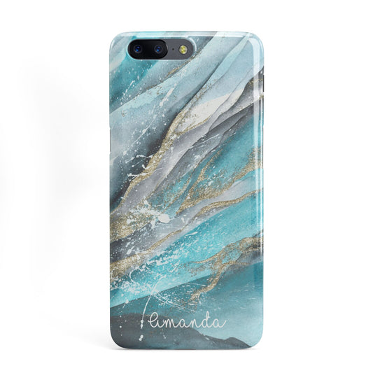 Blue Marble Custom Name OnePlus Case