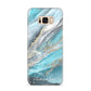 Blue Marble Custom Name Samsung Galaxy S8 Plus Case