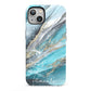 Blue Marble Custom Name iPhone 13 Full Wrap 3D Tough Case
