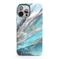Blue Marble Custom Name iPhone 13 Pro Max Full Wrap 3D Tough Case