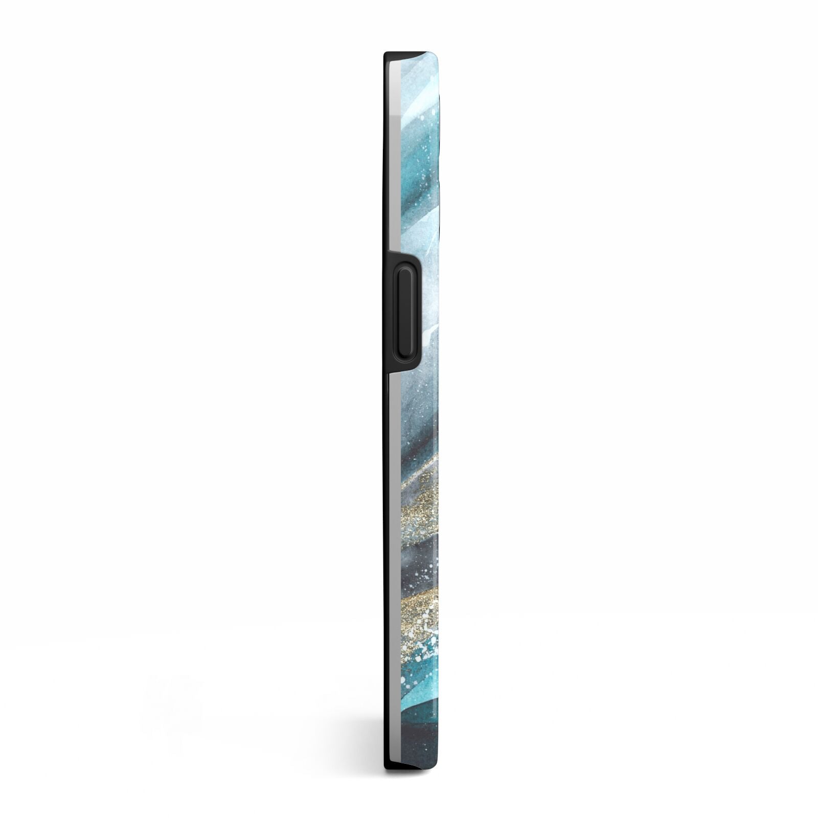 Blue Marble Custom Name iPhone 13 Pro Side Image 3D Tough Case