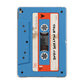 Blue Mixtape Custom Apple iPad Grey Case