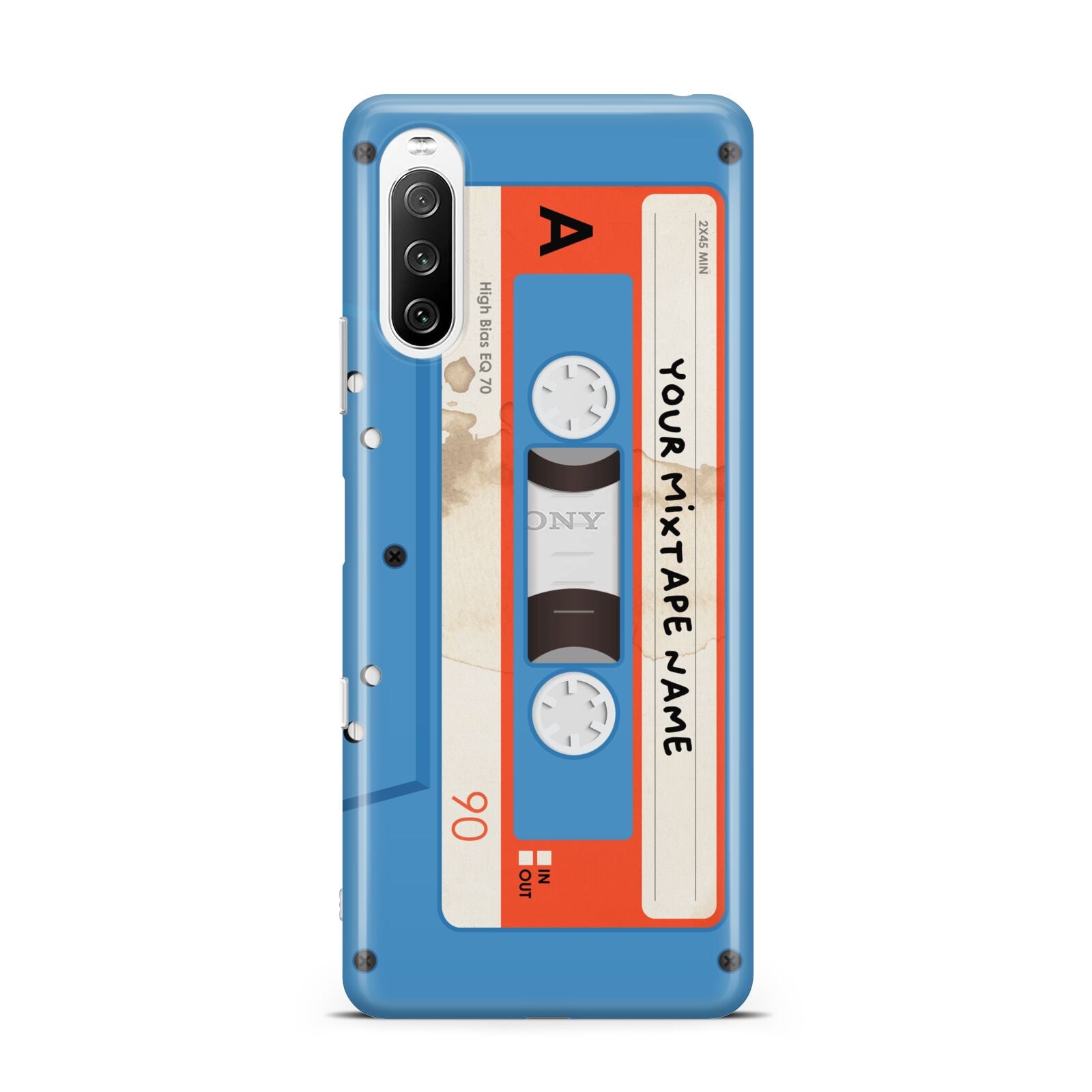 Blue Mixtape Custom Sony Xperia 10 III Case
