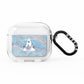Blue Onyx Marble AirPods Clear Case 3rd Gen