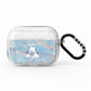 Blue Onyx Marble AirPods Pro Glitter Case