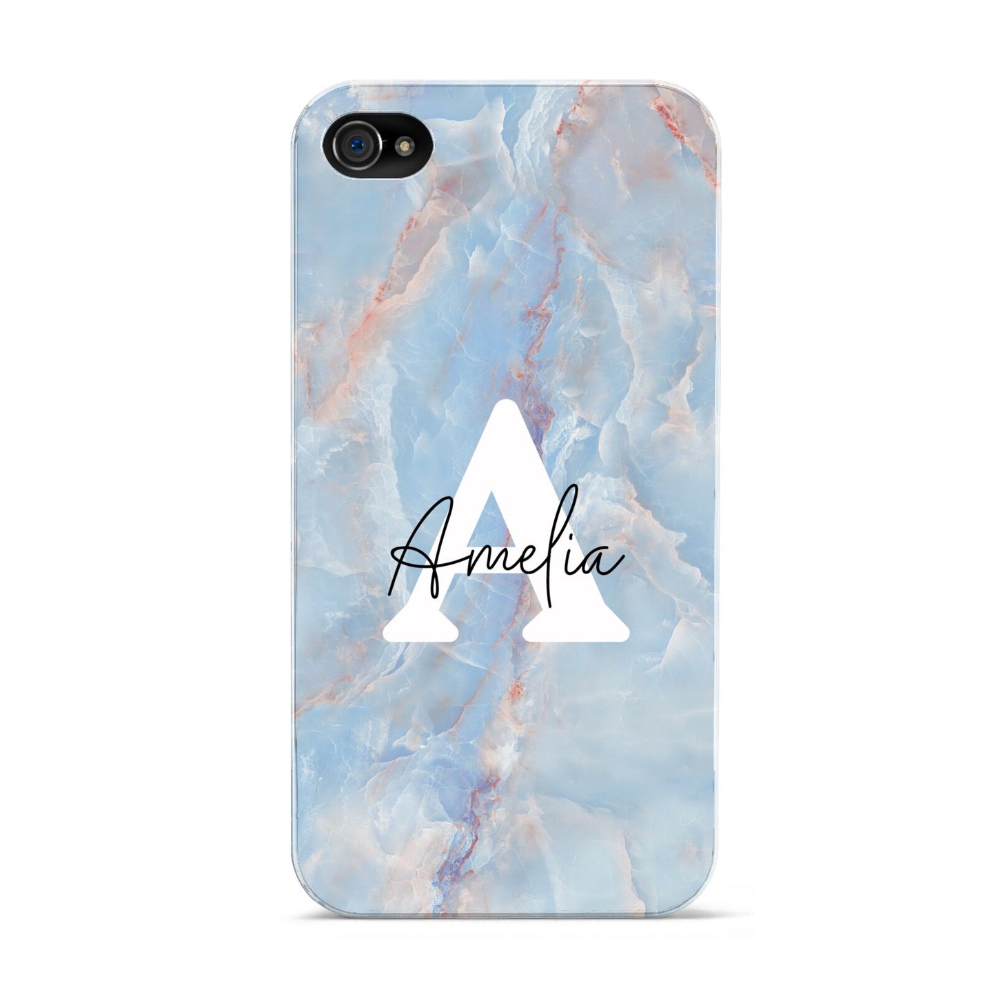 Blue Onyx Marble Apple iPhone 4s Case