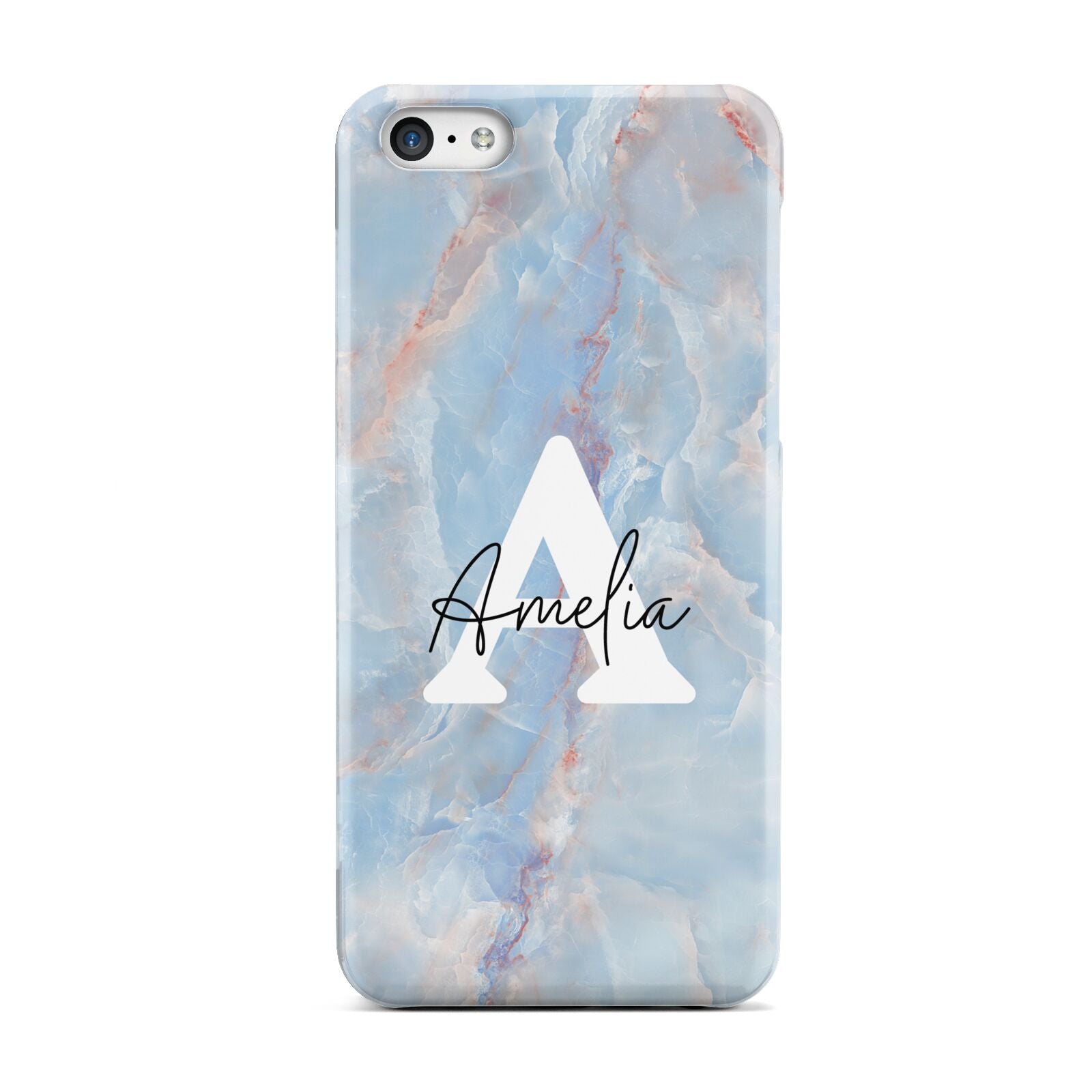 Blue Onyx Marble Apple iPhone 5c Case