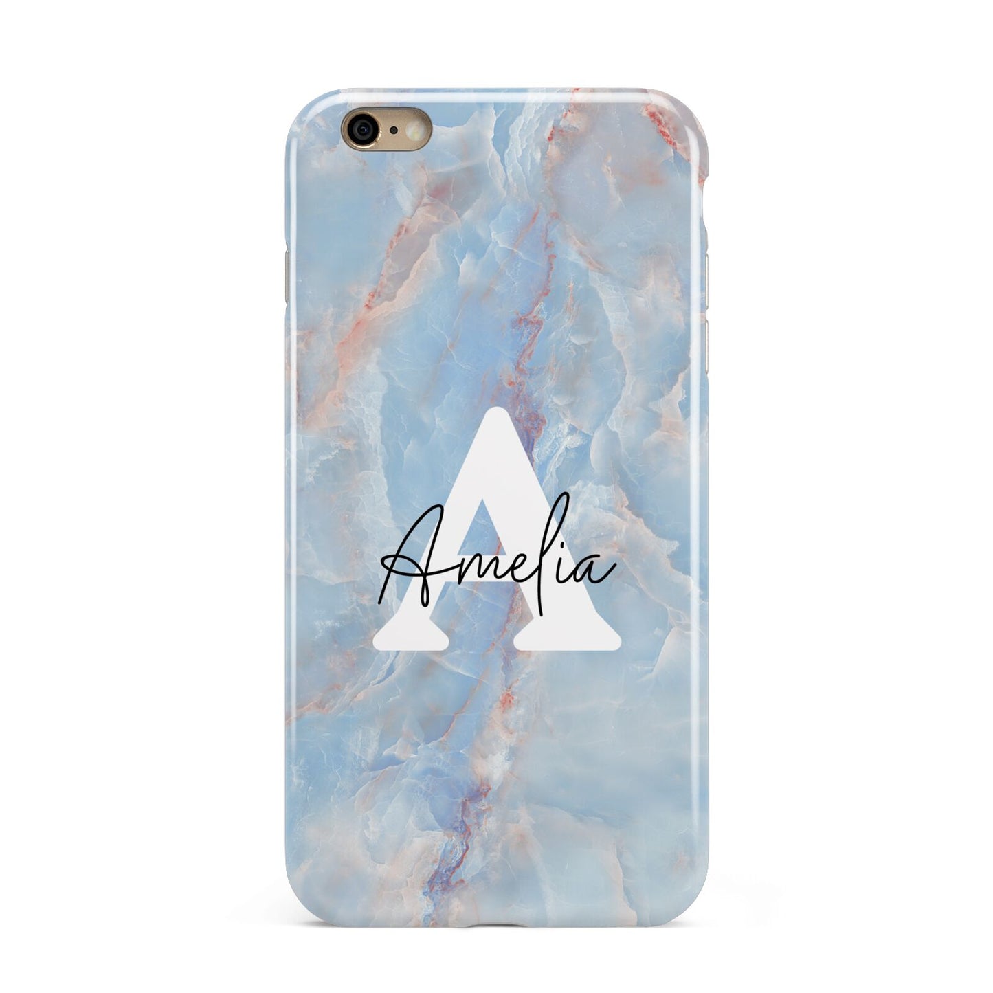 Blue Onyx Marble Apple iPhone 6 Plus 3D Tough Case