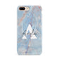 Blue Onyx Marble Apple iPhone 7 8 Plus 3D Tough Case