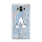 Blue Onyx Marble Huawei Mate 10 Protective Phone Case