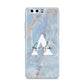 Blue Onyx Marble Huawei P10 Phone Case