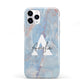 Blue Onyx Marble iPhone 11 Pro 3D Tough Case