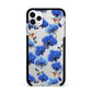 Blue Orchid Apple iPhone 11 Pro Max in Silver with Black Impact Case