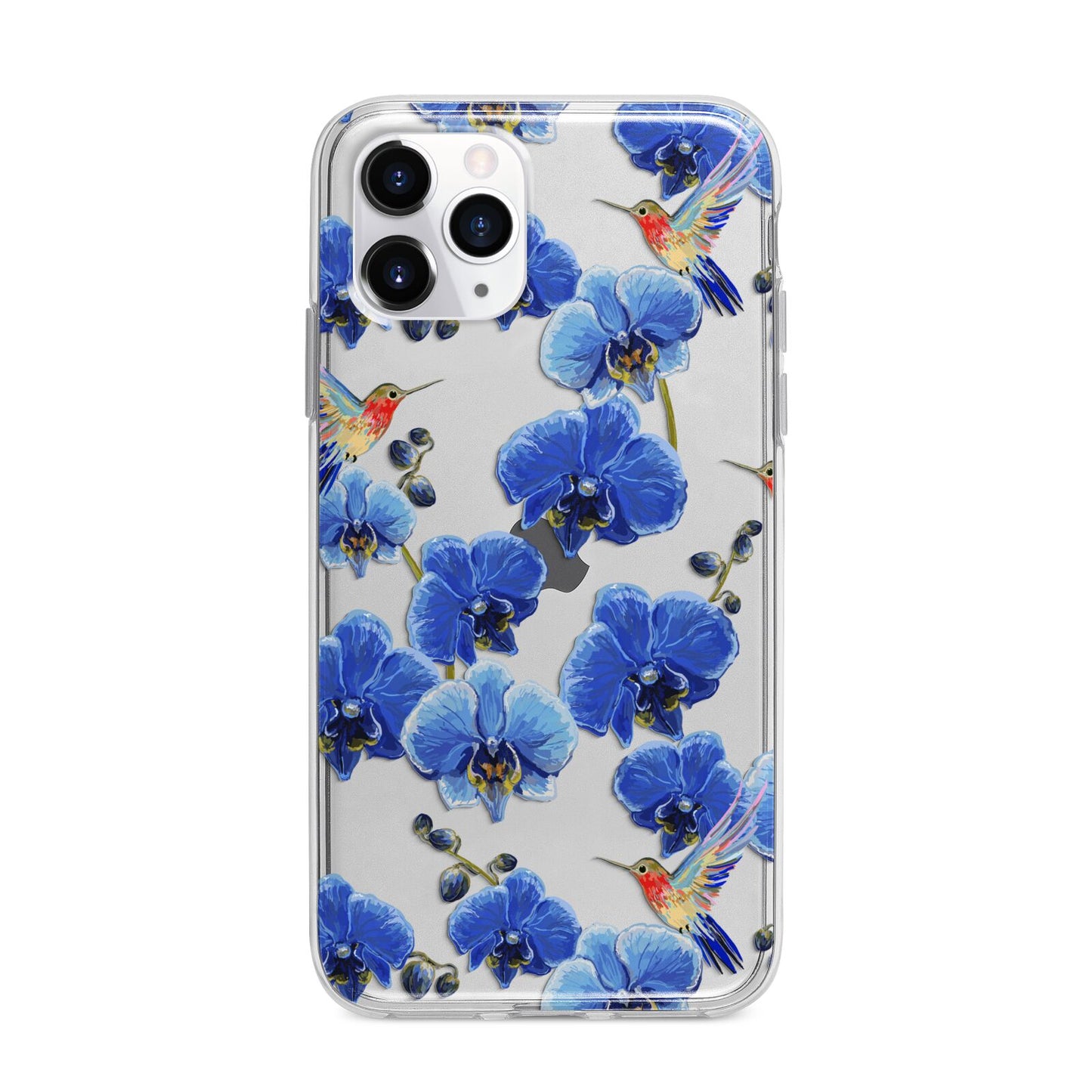 Blue Orchid Apple iPhone 11 Pro Max in Silver with Bumper Case
