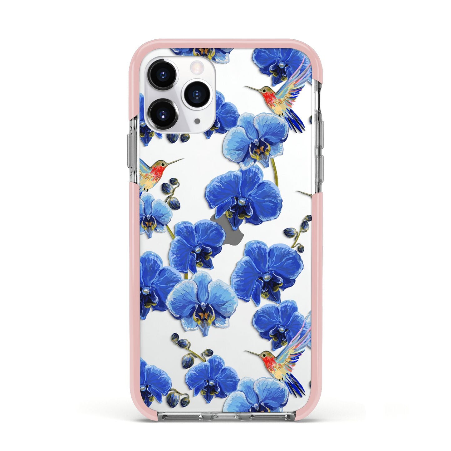 Blue Orchid Apple iPhone 11 Pro in Silver with Pink Impact Case