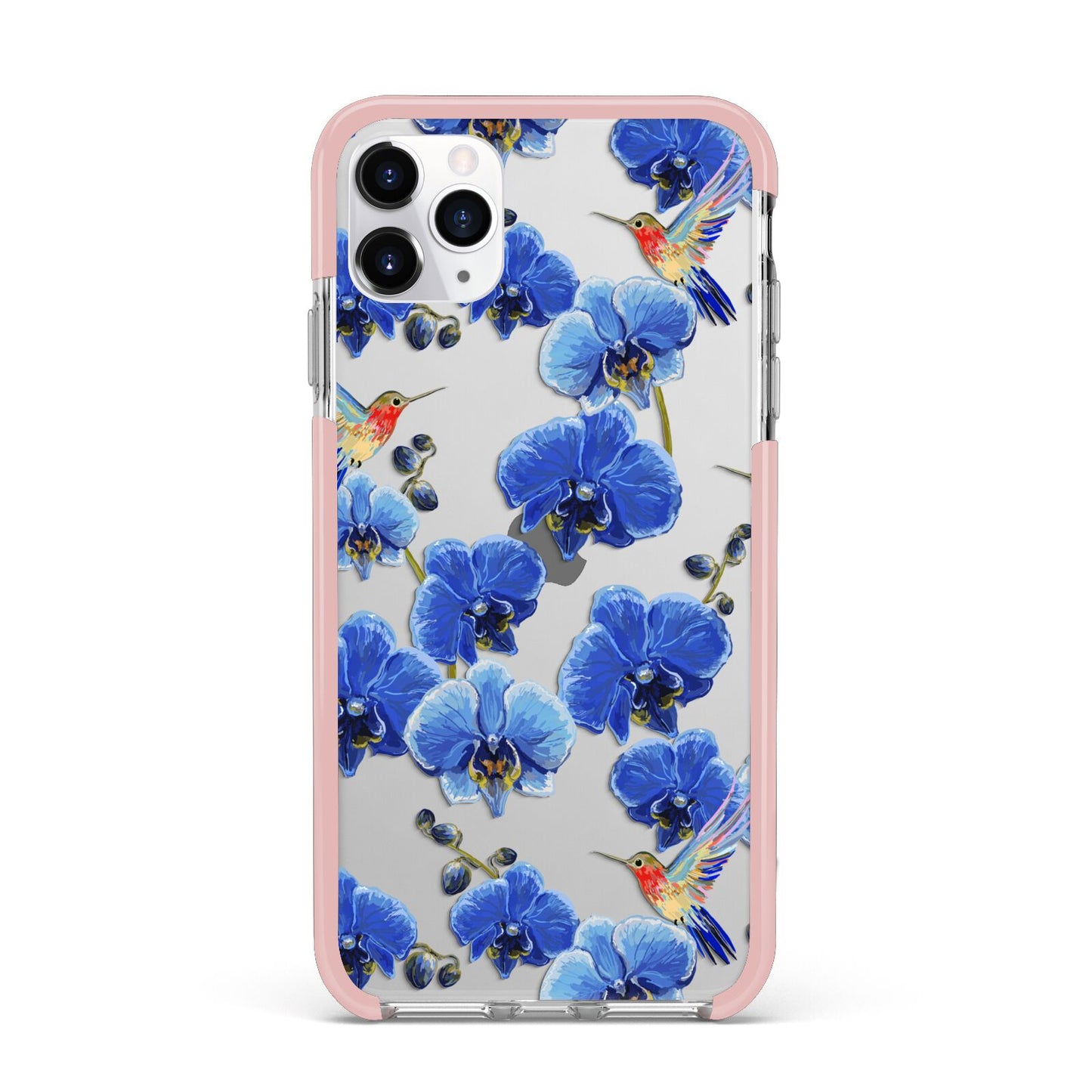 Blue Orchid iPhone 11 Pro Max Impact Pink Edge Case