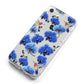 Blue Orchid iPhone 8 Bumper Case on Silver iPhone Alternative Image