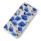 Blue Orchid iPhone 8 Plus Bumper Case on Silver iPhone Alternative Image
