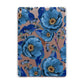 Blue Peonies Apple iPad Rose Gold Case