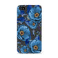 Blue Peonies Apple iPhone 4s Case