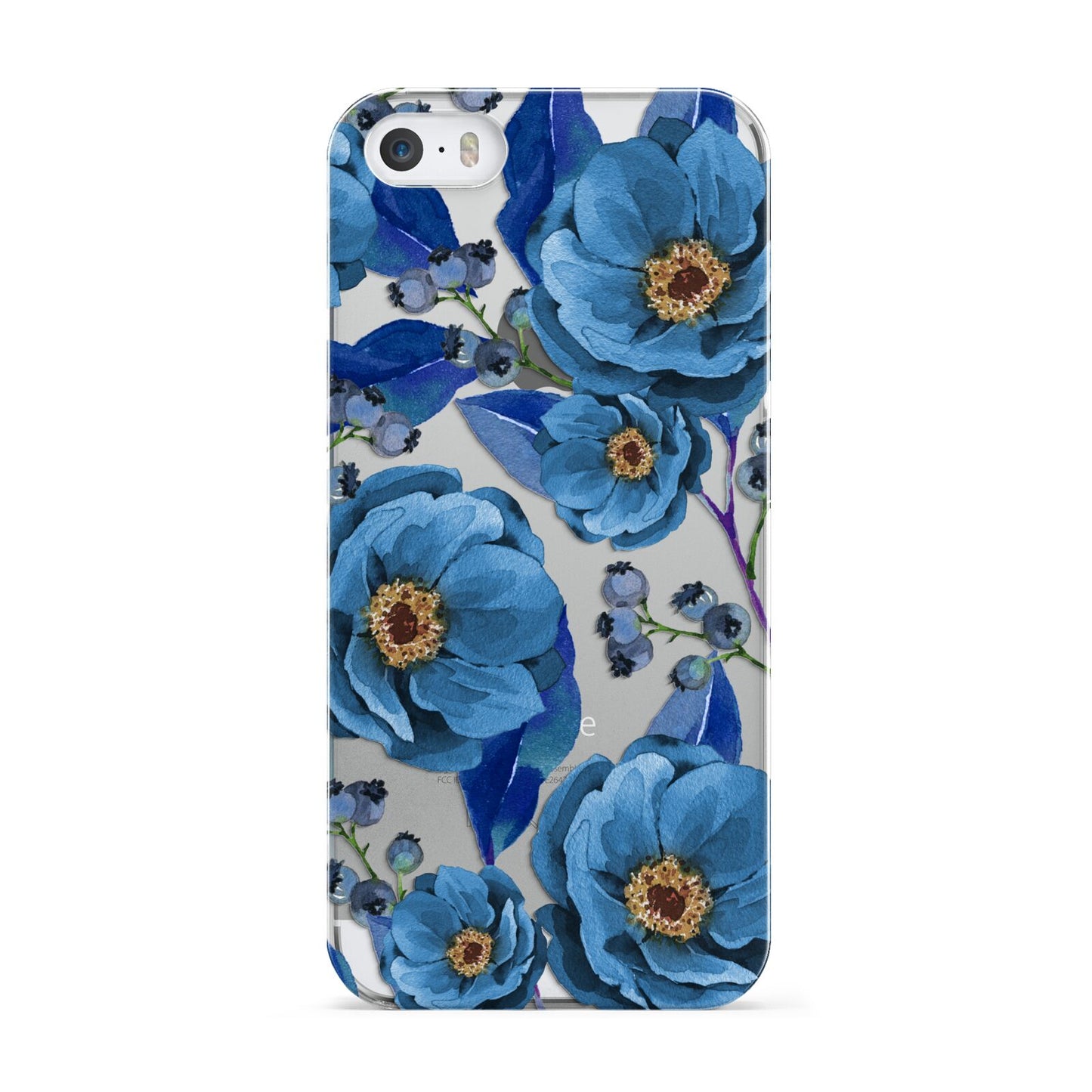 Blue Peonies Apple iPhone 5 Case