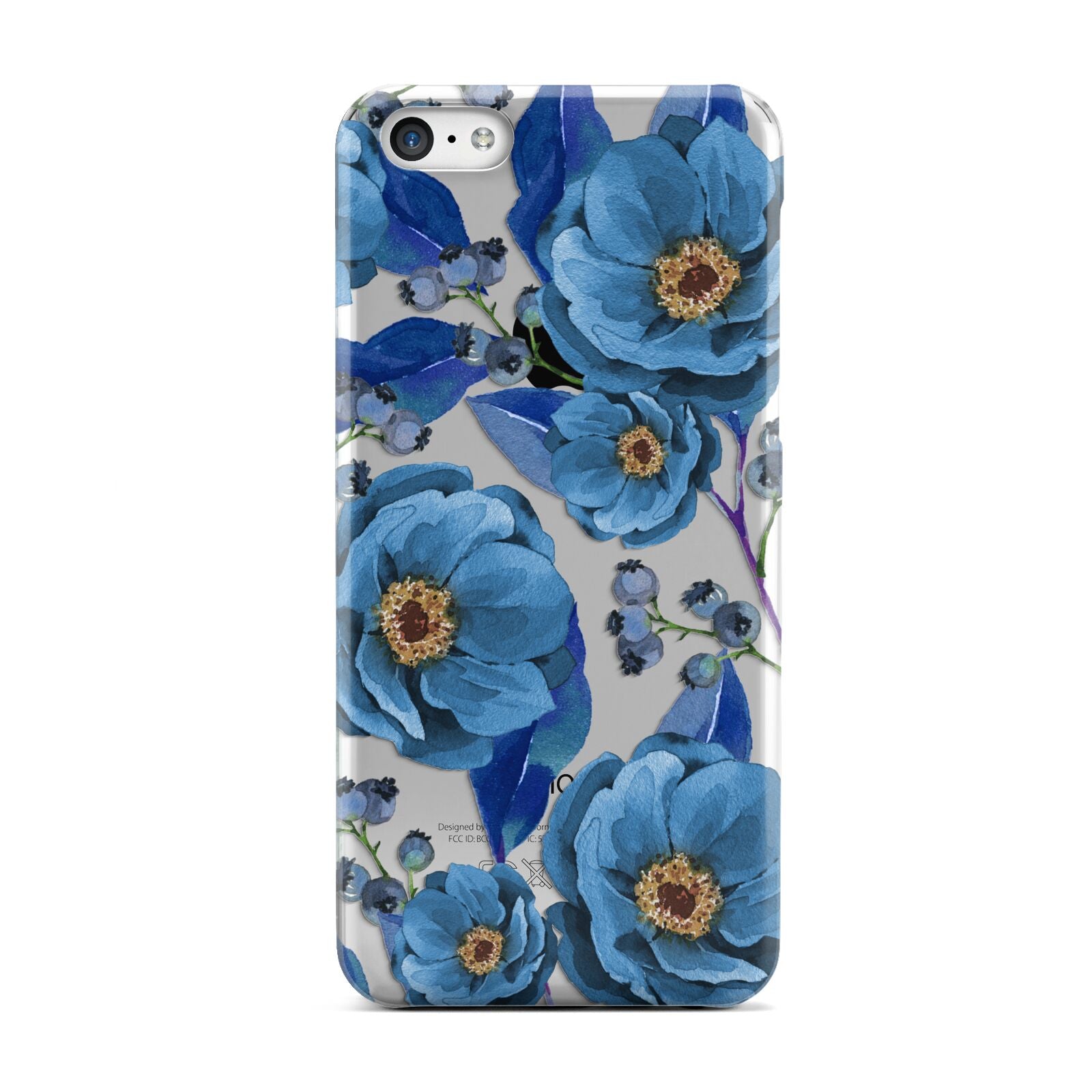 Blue Peonies Apple iPhone 5c Case
