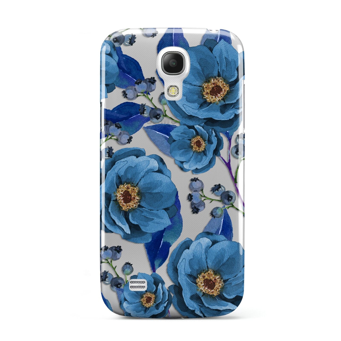 Blue Peonies Samsung Galaxy S4 Mini Case