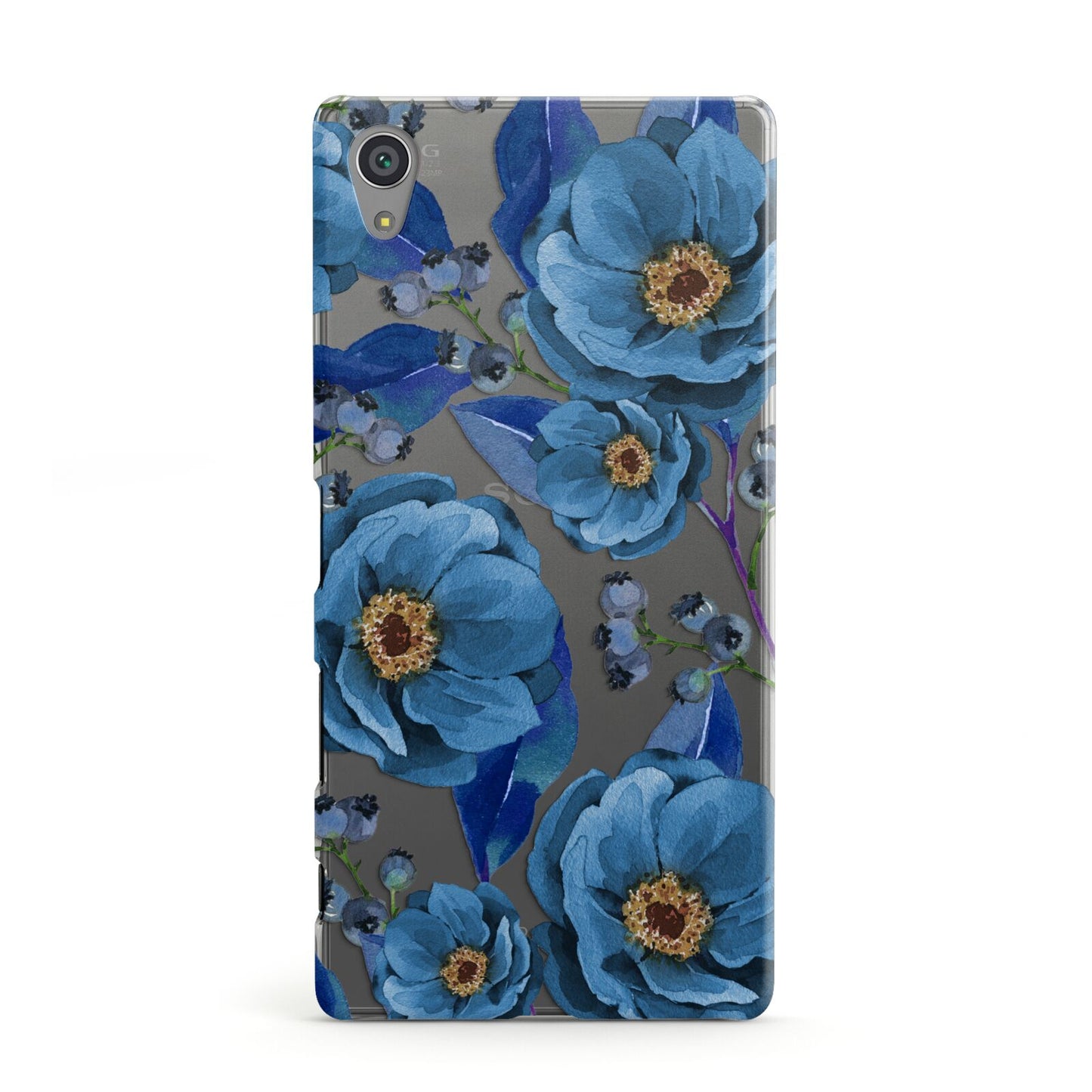 Blue Peonies Sony Xperia Case